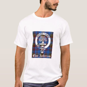 Scottish Clan Anderson Crest & Tartan T-Shirt