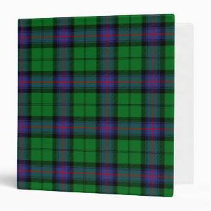 Scottish Clan Armstrong Tartan Plaid Binder