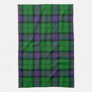 Scottish Clan Armstrong Tartan Plaid Kitchen Towel