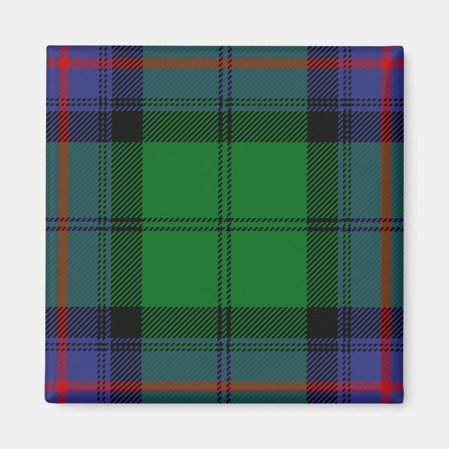 Scottish Clan Armstrong Tartan Plaid Magnet (Front)