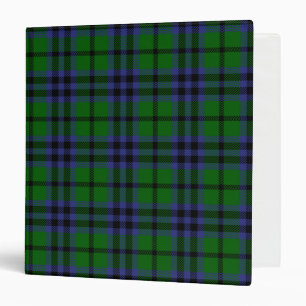 Scottish Clan Austin Tartan Plaid Binder