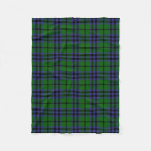 Scottish Clan Austin Tartan Plaid Fleece Blanket