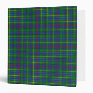 Scottish Clan Bailey Tartan Plaid Binder