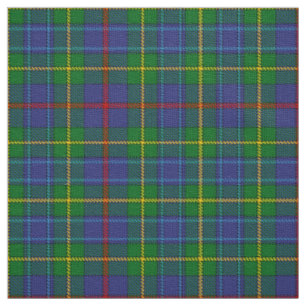 Scottish Clan Bailey Tartan Plaid Fabric