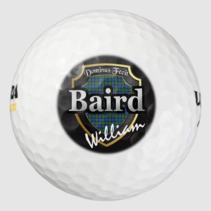 Scottish Clan Baird Personalize Your Name Golf Balls