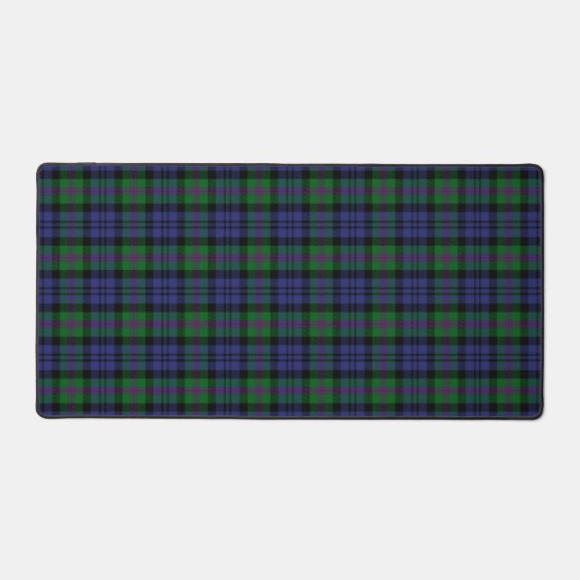 Scottish Clan Baird Tartan Plaid Desk Mat (Front)