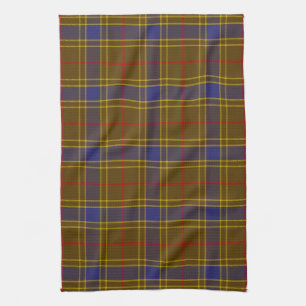 Scottish Clan Balfour Tartan Plaid Kitchen Towel