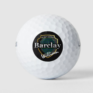 Scottish Clan Barclay Personalize Your Name Golf Balls