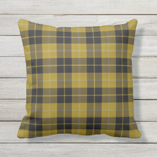 Scottish Clan Barclay Yellow Dress Tartan Outdoor Pillow