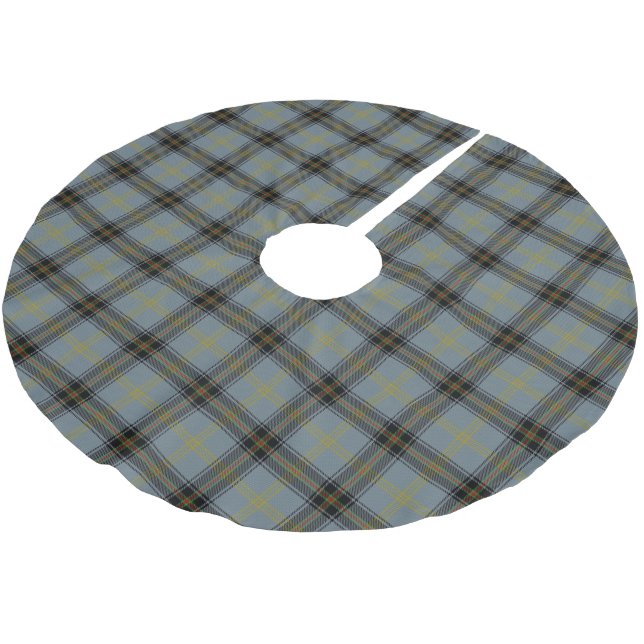 Scottish Clan Bell Tartan Brushed Polyester Tree Skirt (Angled)