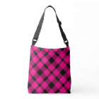 Scottish Clan Black And Pink Plaid Tartan Pattern