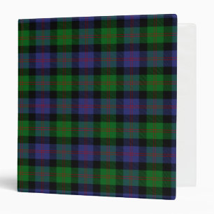 Scottish Clan Blair Tartan Plaid Binder