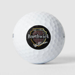 Scottish Clan Borthwick Personalize Your Name Golf Balls