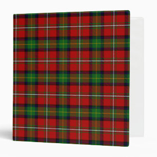 Scottish Clan Boyd Tartan Plaid Binder