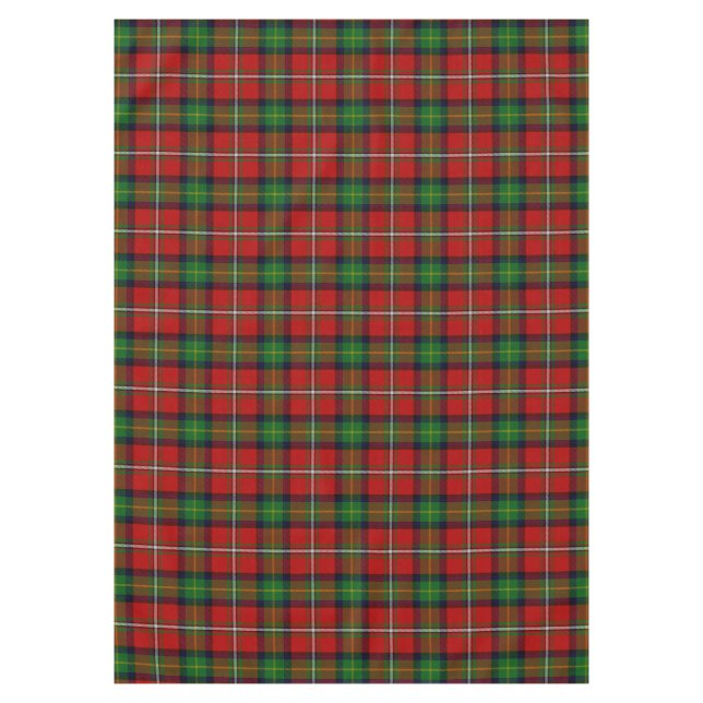 Scottish Clan Boyd Tartan Plaid Tablecloth (Front)