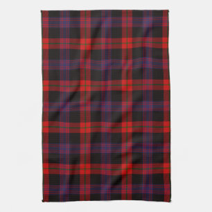 Scottish Clan Brown Tartan Plaid Kitchen Towel