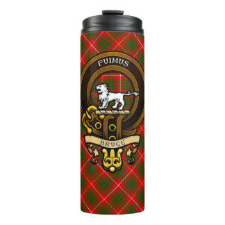Scottish Clan Bruce Badge and Crest | Coat of Arms Thermal Tumbler