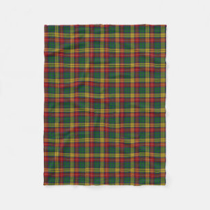 Scottish Clan Buchanan Classic Tartan Fleece Blanket