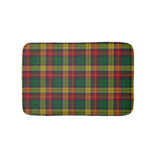 Scottish Clan Buchanan Tartan Plaid Bath Mat