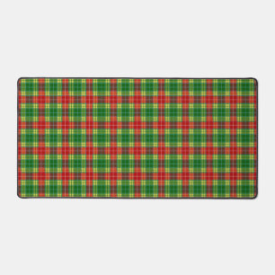Scottish Clan Buchanan Tartan Plaid Desk Mat