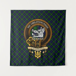 Scottish Clan Campbell Badge and Crest  Tapestry