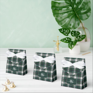 Scottish Clan Campbell Dress Tartan Monogrammed Favor Box
