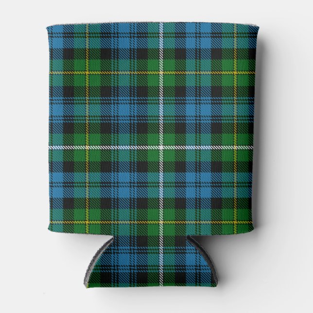 Scottish Clan Campbell Of Argyll Tartan Plaid Can Cooler (Front)