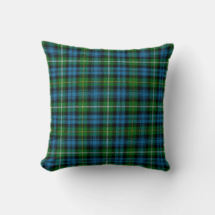 Scottish Clan Campbell Of Argyll Tartan Plaid Throw Pillow