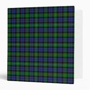 Scottish Clan Campbell of Loudoun Tartan Plaid Binder