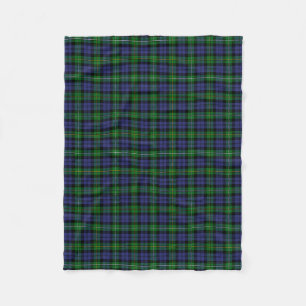 Scottish Clan Campbell of Loudoun Tartan Plaid Fleece Blanket