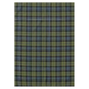 Scottish Clan Campbell Tartan Plaid Tablecloth