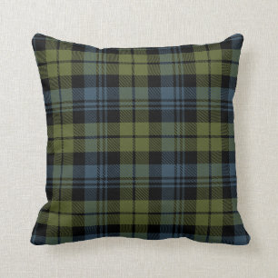 Scottish Clan Campbell Tartan Plaid Throw Pillow