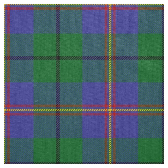 Scottish Clan Carmichael Tartan Plaid Fabric (Swatch)