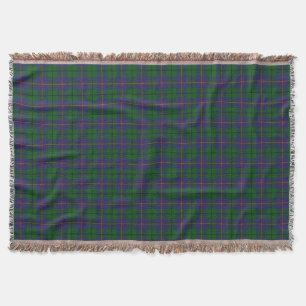 Scottish Clan Carmichael Tartan Throw Blanket