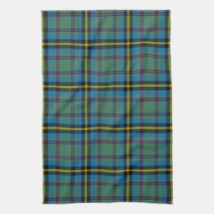 Scottish Clan Carrick Hunting Tartan Plaid Kitchen Towel