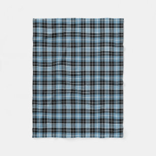 Scottish Clan Clark Tartan Plaid Fleece Blanket