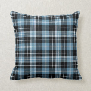 Scottish Clan Clark Tartan Plaid Throw Pillow