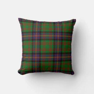 Scottish Clan Cochrane Tartan Plaid Throw Pillow