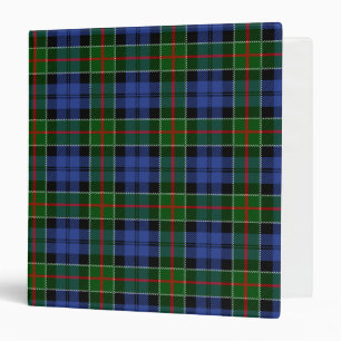 Scottish Clan Colquhoun Tartan Plaid Binder