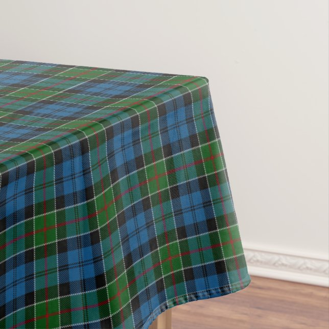 Scottish Clan Colquhoun Tartan Tablecloth (In Situ)