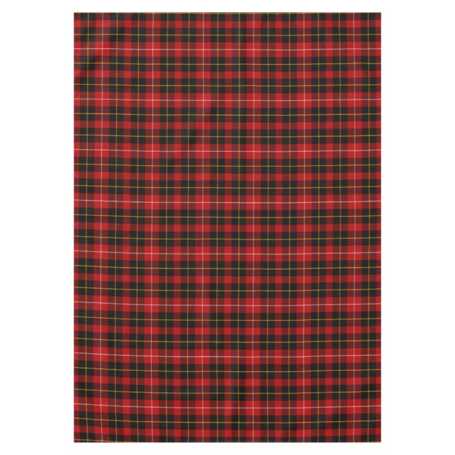 Scottish Clan Connel Tartan Plaid Tablecloth (Front)
