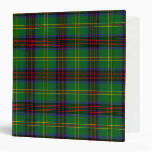 Scottish Clan Connolly Hunting Tartan Plaid Binder