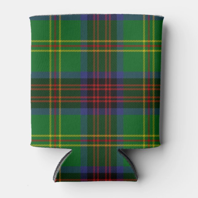 Scottish Clan Connolly Hunting Tartan Plaid Can Cooler (Front)