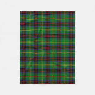 Scottish Clan Connolly Hunting Tartan Plaid Fleece Blanket