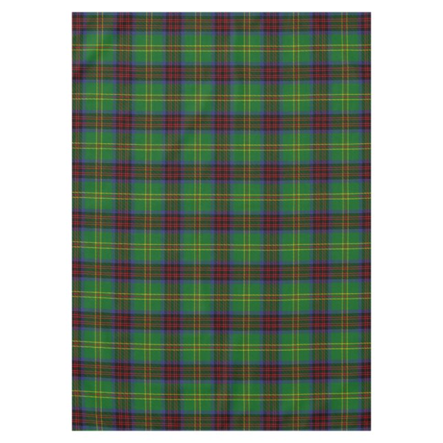 Scottish Clan Connolly Hunting Tartan Plaid Tablecloth (Front)