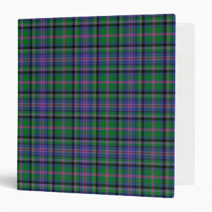Scottish Clan Cooper Tartan Plaid Binder