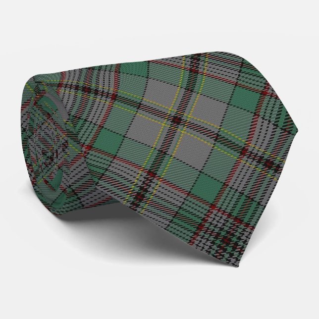 Scottish Clan Craig C Monogram Tartan Tie (Rolled)
