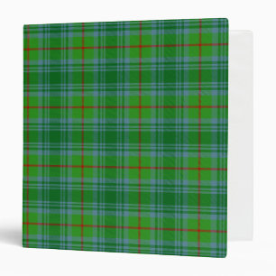 Scottish Clan Cranston Tartan Plaid Binder