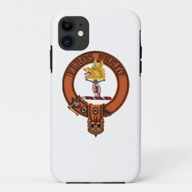 Scottish Clan Crest Chisholm iPhone 5 Case! Case-Mate iPhone Case (Back)