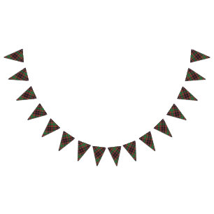 Scottish Clan Cumming Hunting Tartan Bunting Flags